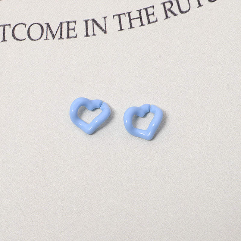 WoHeart-Shaped Decorative Earrings Bowlift