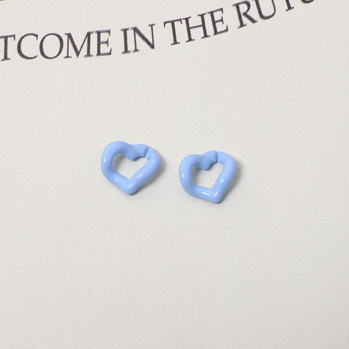 WoHeart-Shaped Decorative Earrings Bowlift