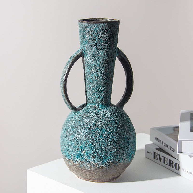 Textured Decorative Ceramic Vase