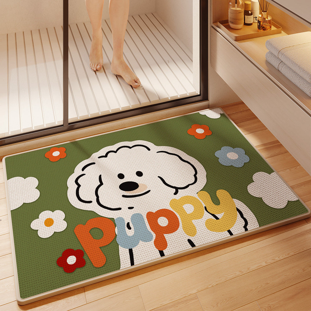 Fun Cartoon Themed Bath Mat Bowlift