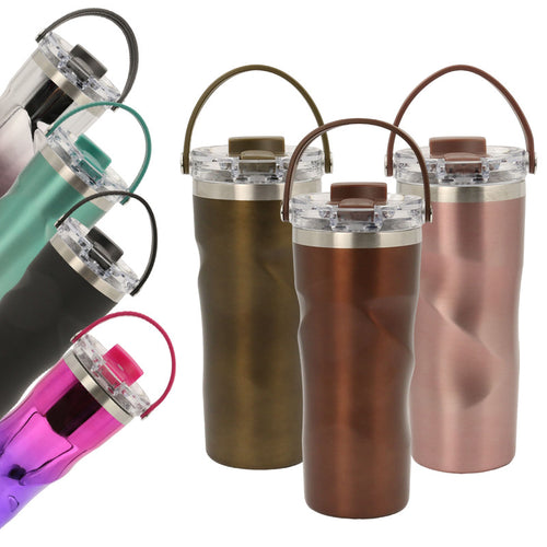 Women's insulated drinking bottle with ergonomic design Bowlift