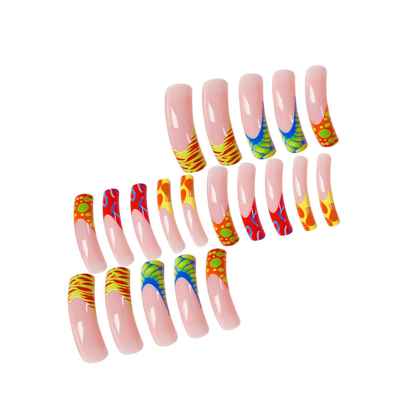 Artistic Long Nail Art Extensions Bowlift