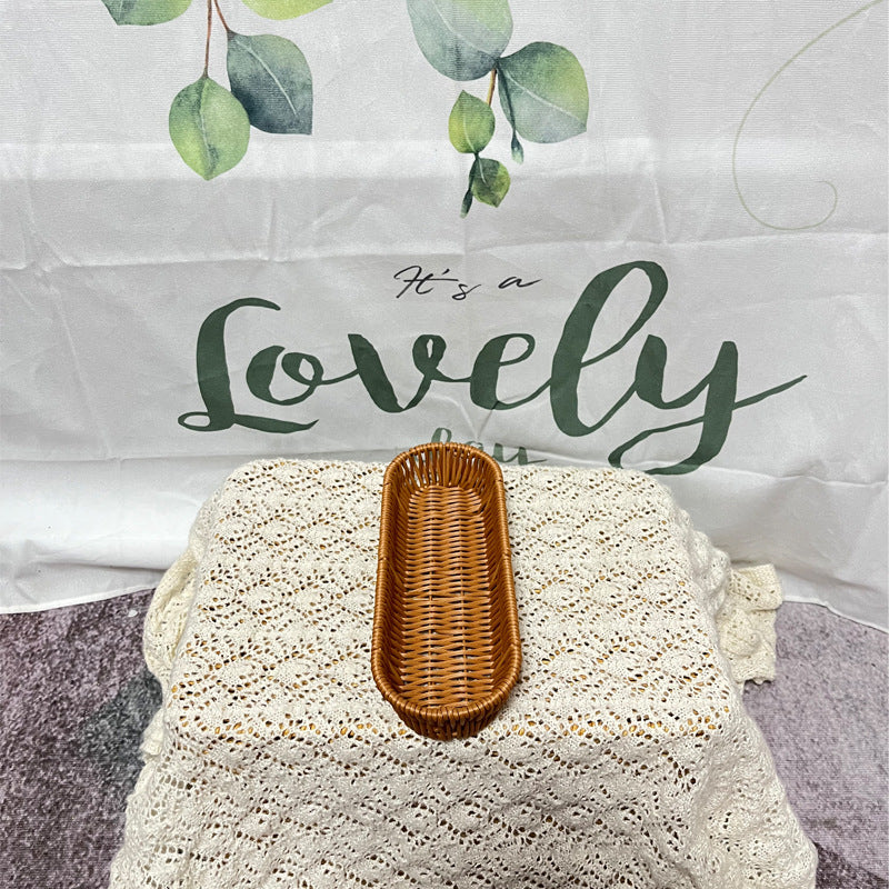 Decorative Woven Tray Bowlift