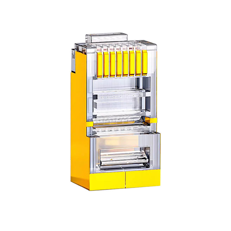 High-speed Ethernet cable with gold-plated contacts and flexible sheath Bowlift