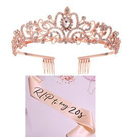 Ladies glamorous tiara with elegant design and sturdy hair combs Bowlift