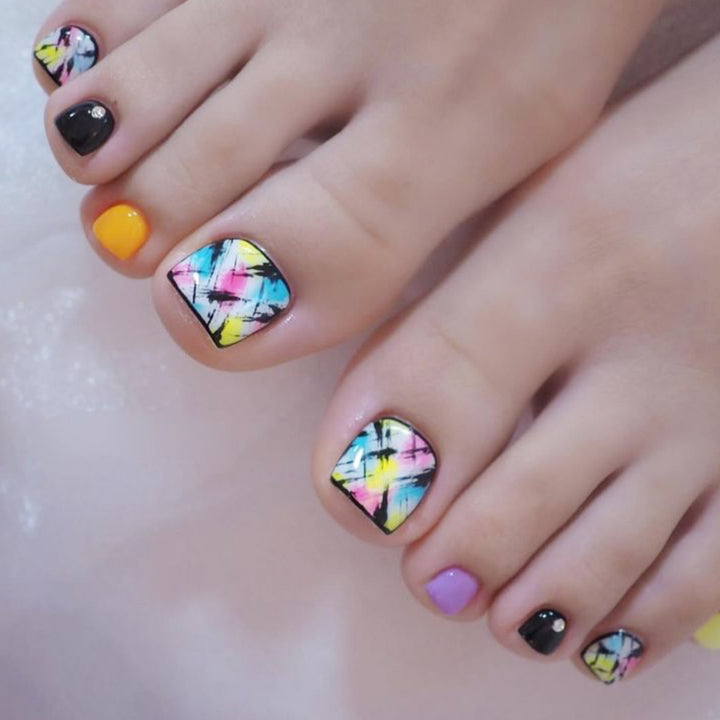 Artistic Toe Nail Art Designs Bowlift