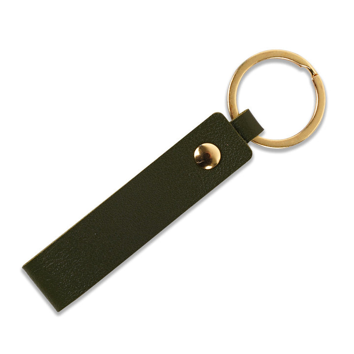 Unisex keychain made of high-quality artificial leather with practical loop Bowlift