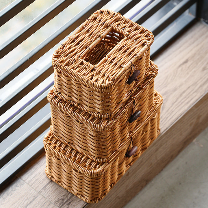 Decorative Handwoven Storage Box Bowlift