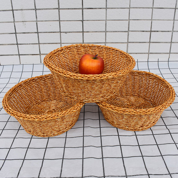 Decorative Handmade Wicker Fruit Bowl Bowlift