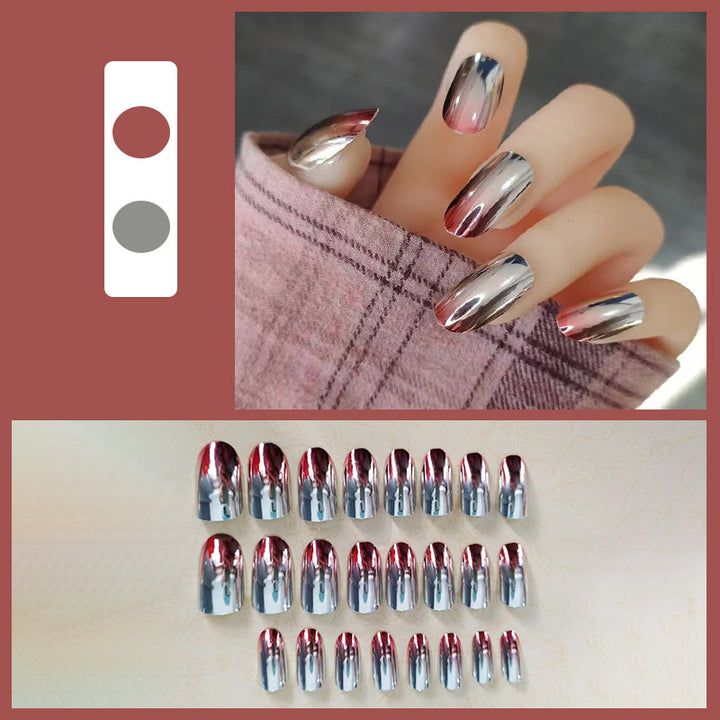Creative artificial nails in modern gradient design Bowlift