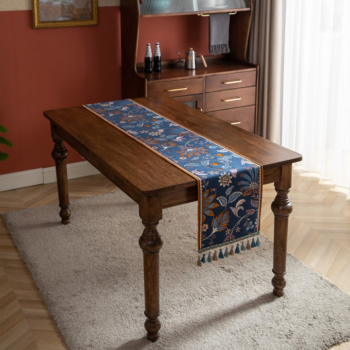 Floral Embroidered Table Runner