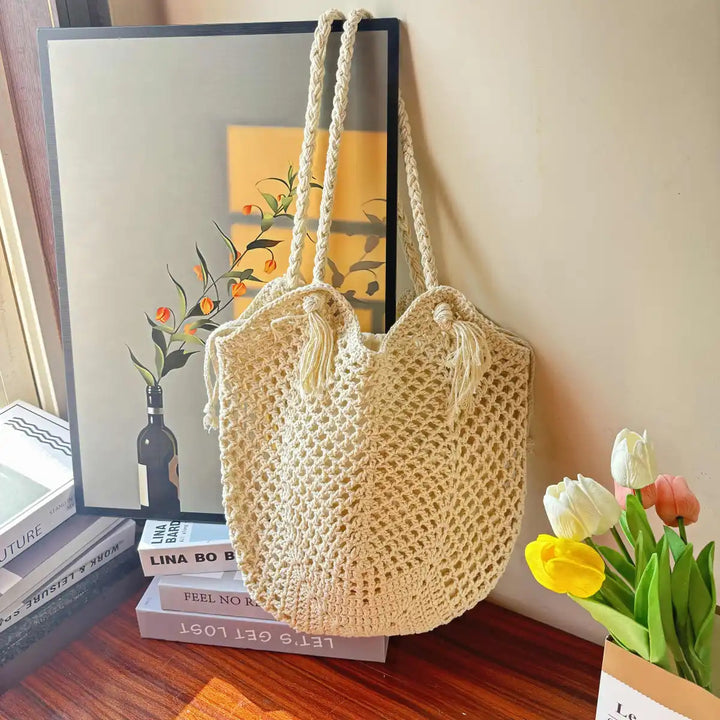 Handcrafted mesh tote bag Bowlift