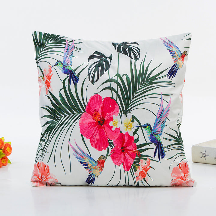 Decorative Plant Print Cushion