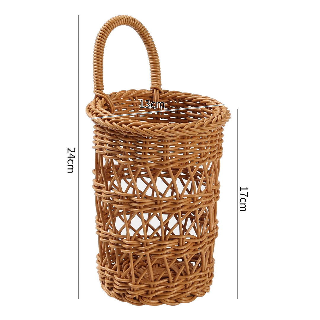 Handcrafted Woven Storage Cylinder Bowlift
