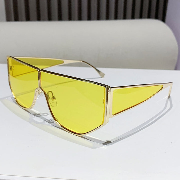 Men's Bold Statement Shield Sunglasses Bowlift