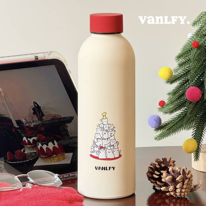 Ladies insulated drink bottle with cheerful Hello Kitty design Bowlift