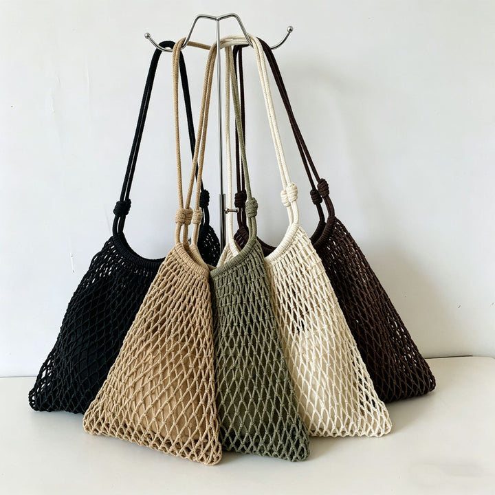 Mesh tote bag with soft handle Bowlift