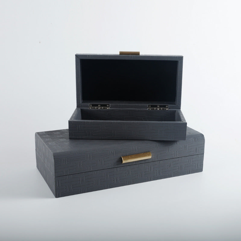 Decorative Storage Boxes with Elegant Weave Detail