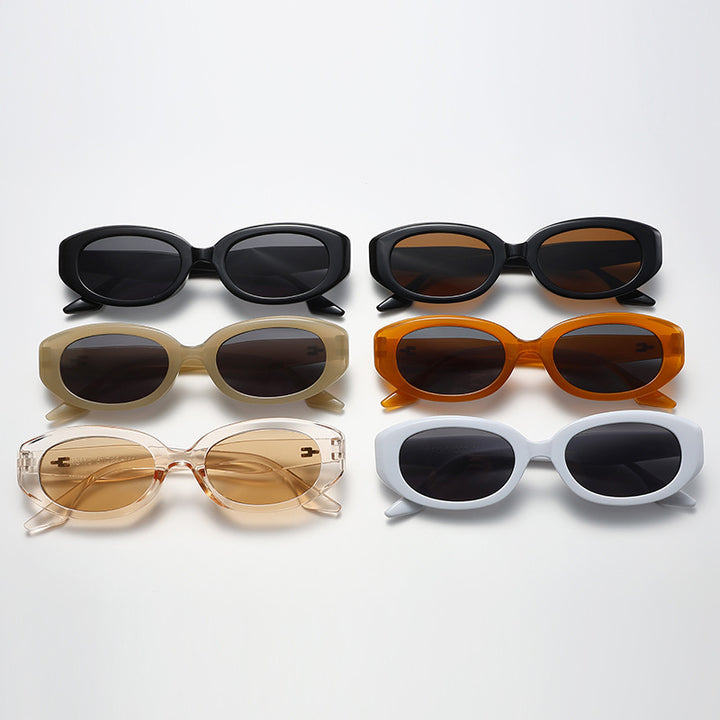 Women's fashionable sunglasses with modern, oval frame Bowlift