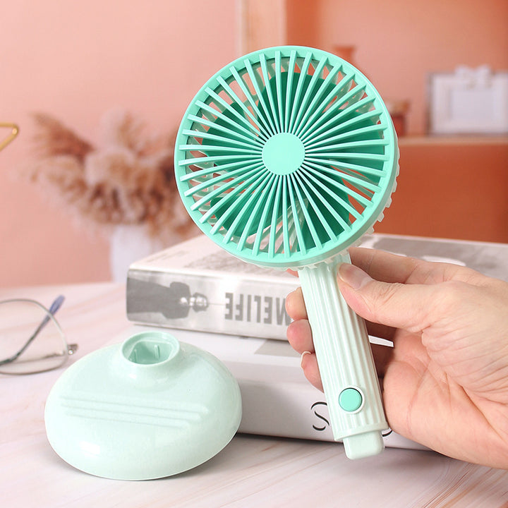 Women Portable Desk Fan with Adjustable Tilt Angle Bowlift