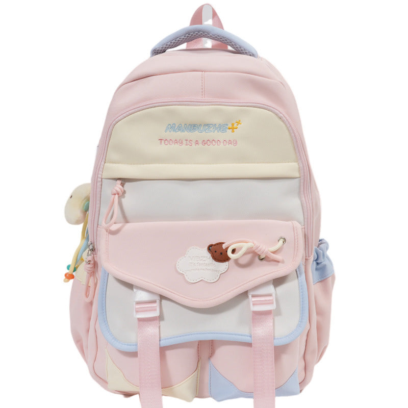Children's Playful Character Design School Backpack Bowlift