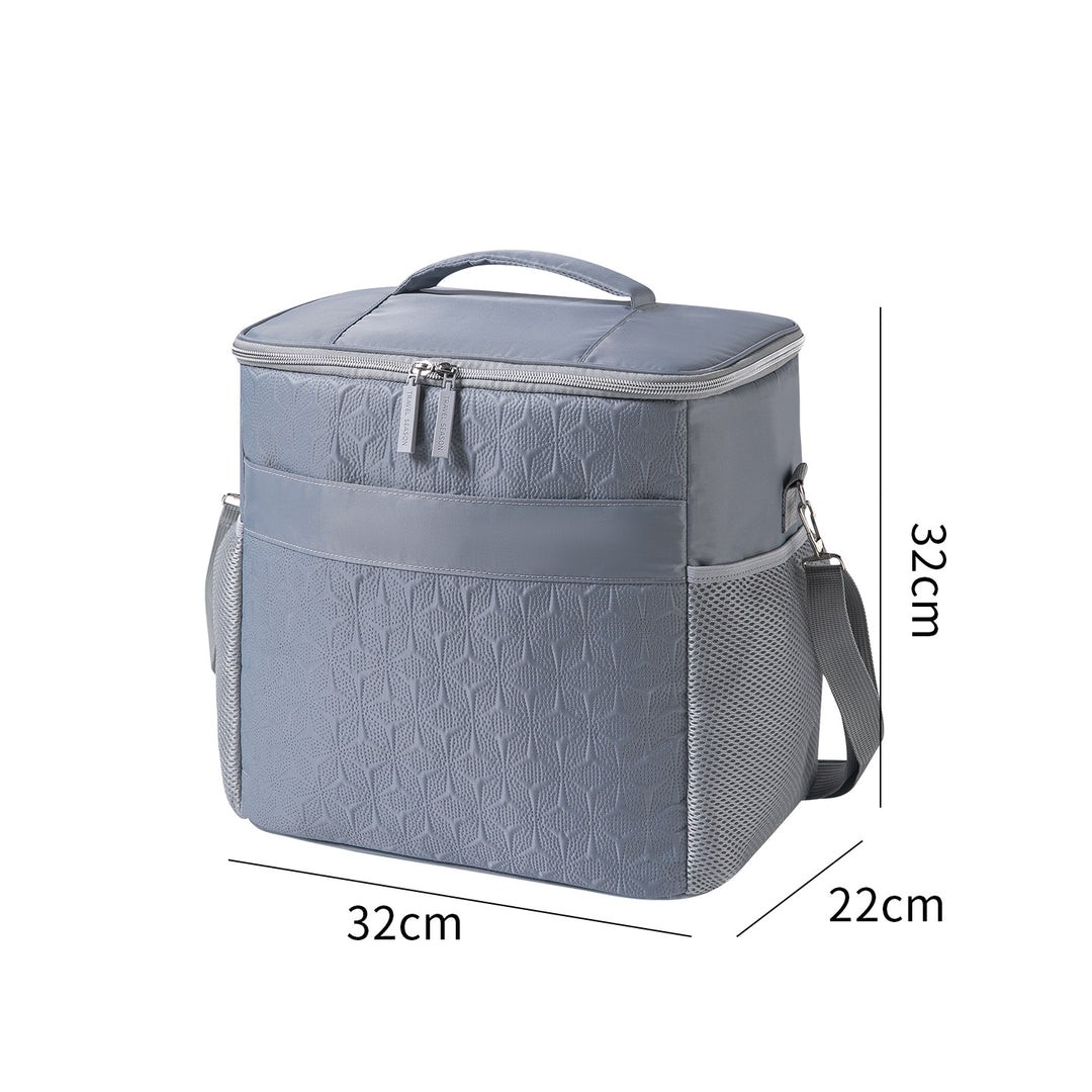 Cooling and transport bag with versatile interior layout Bowlift