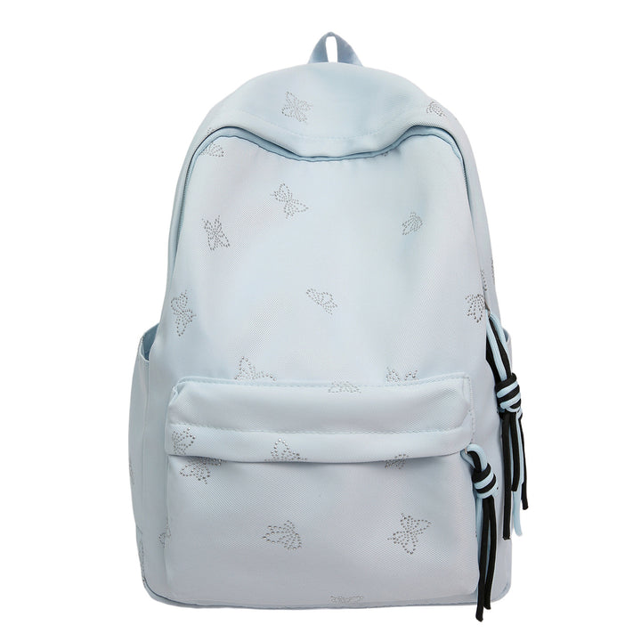 Butterfly Emblem Decorated Backpack Bowlift