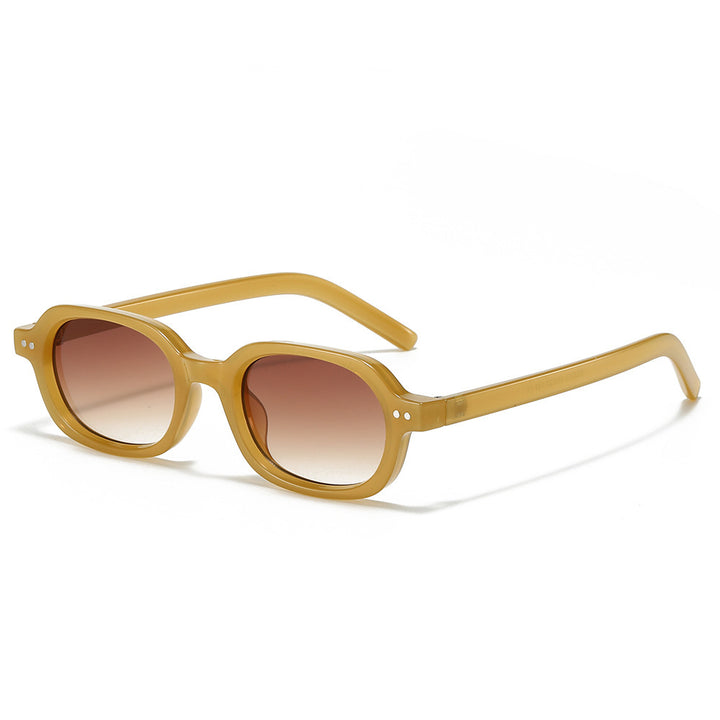 Stylish Vintage-Inspired Oval Sunglasses Bowlift