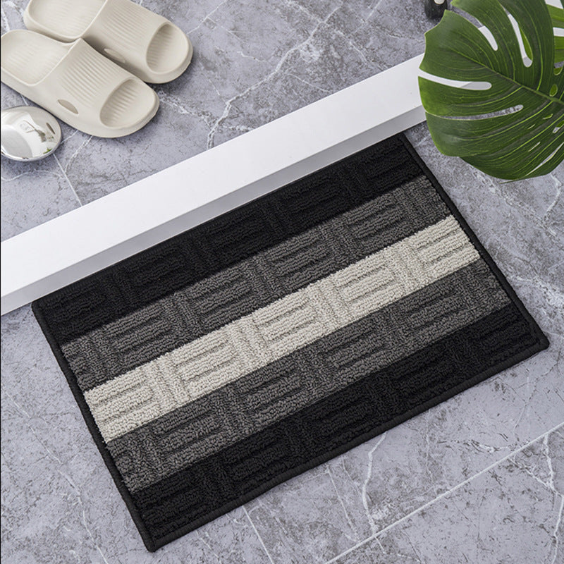 Geometric Pattern Bath Mat