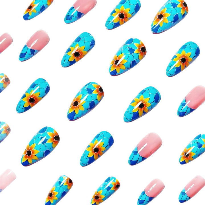 Artistic Stained Glass Nail Art Bowlift