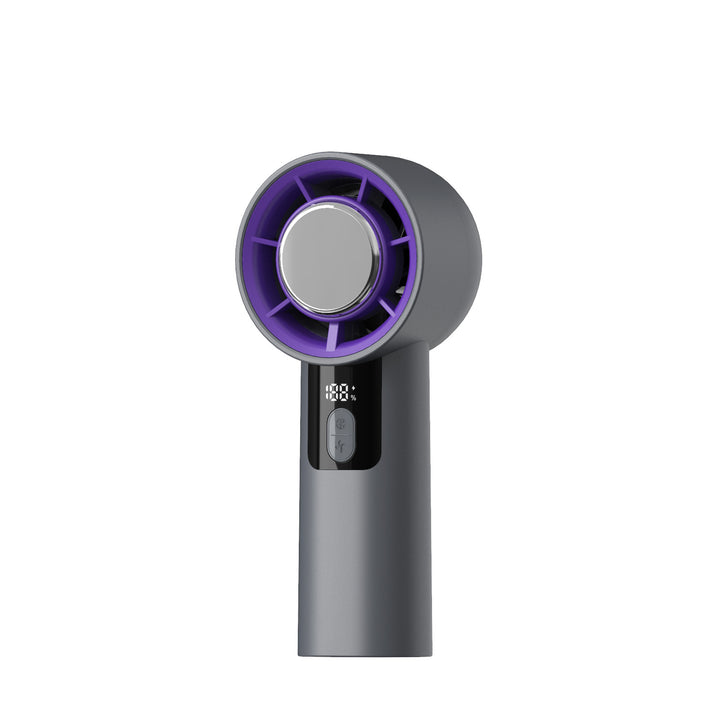 Ladies portable hand fan with digital speed control Bowlift