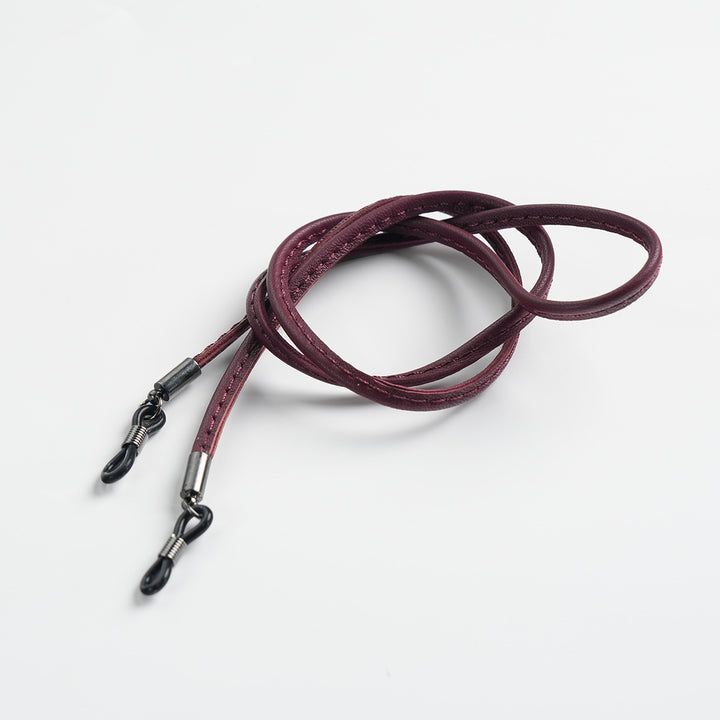 Stylish Leather Eyewear Retainer Bowlift