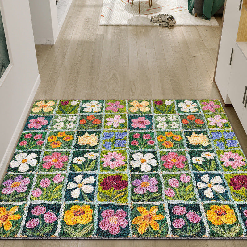 Floral Patchwork Area Rug Bowlift