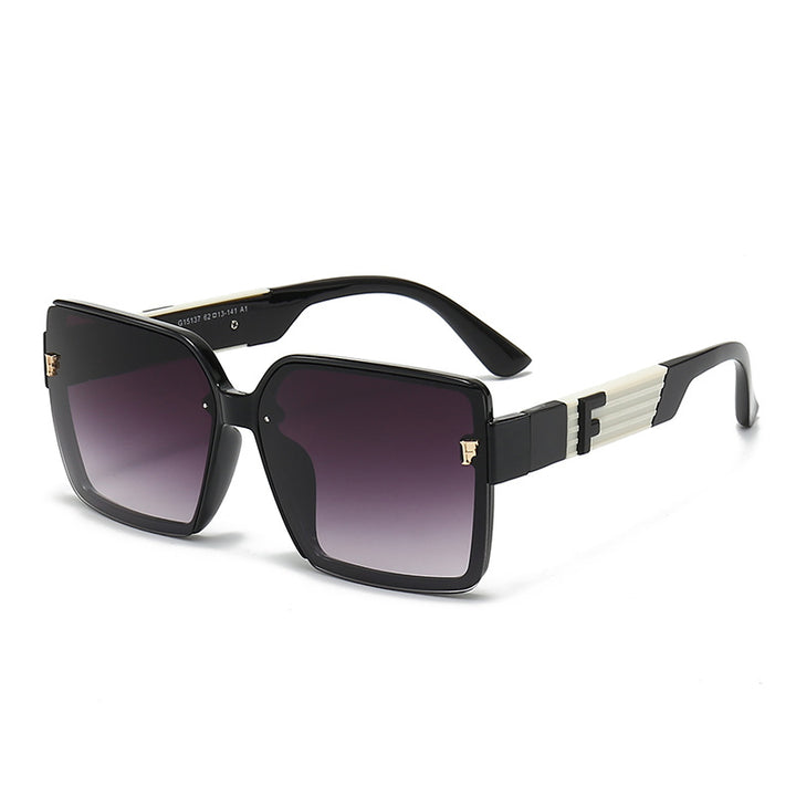 Women square sunglasses with luxurious frame and polarized lenses Bowlift