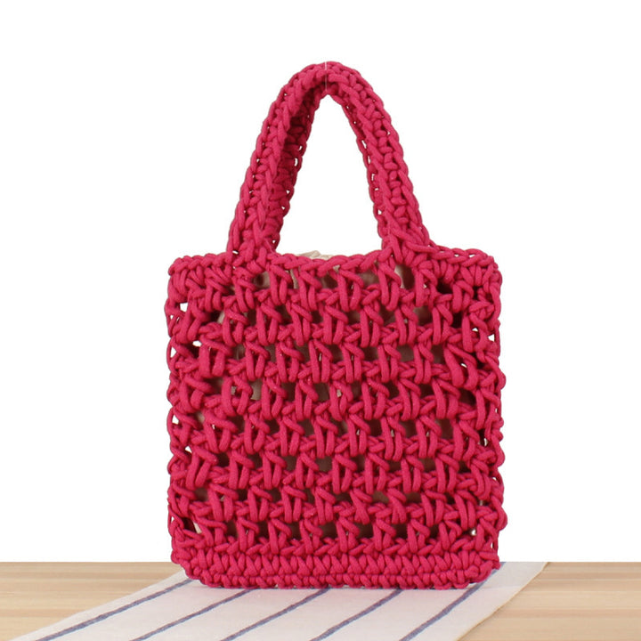 Stylish Macrame Tote Bag Bowlift