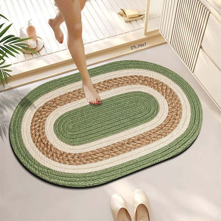 Braided Oval Area Rug
