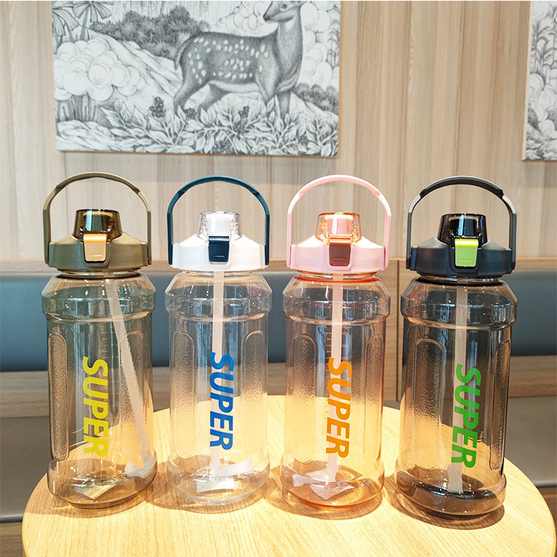 Women's practical water bottle with large capacity and leak-proof lid Bowlift