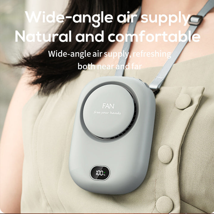 Unisex Hands-Free Portable Mini Fan Bowlift