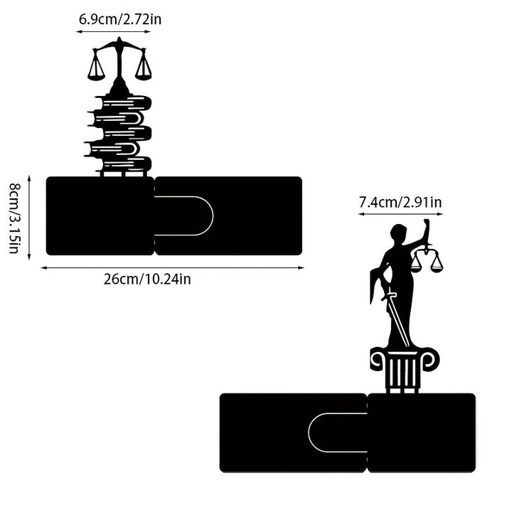 Legal-Themed Book Holder
