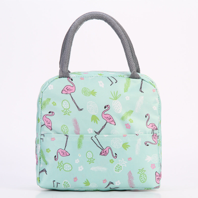 Insulated Flamingo-Themed Lunch Bag Bowlift