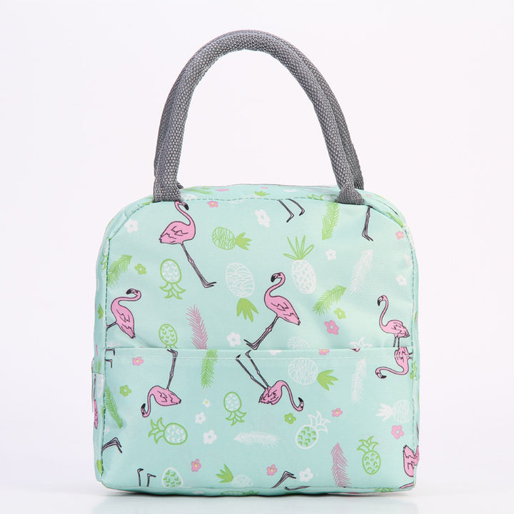Insulated Flamingo-Themed Lunch Bag Bowlift