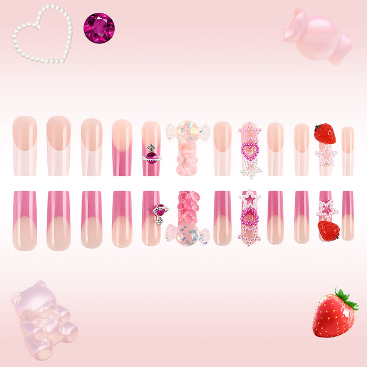 Decorative Press-On Nail Art Kit Bowlift