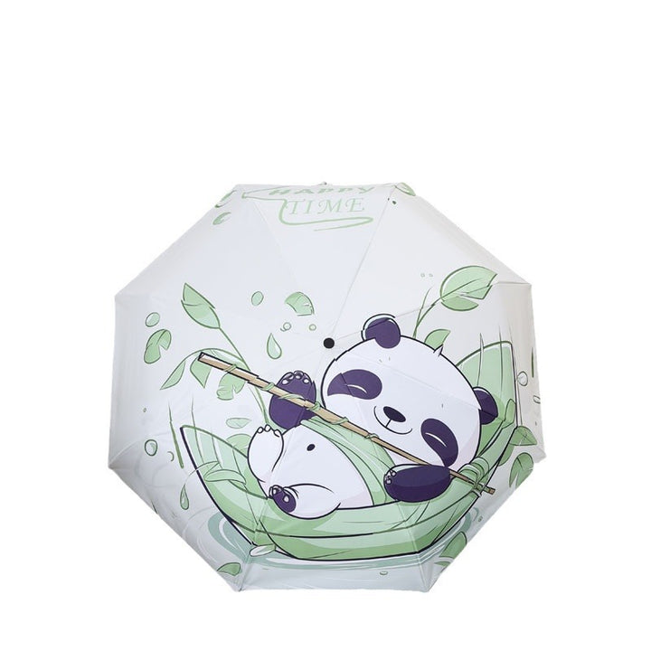Women’s creative folding umbrella with playful motif Bowlift