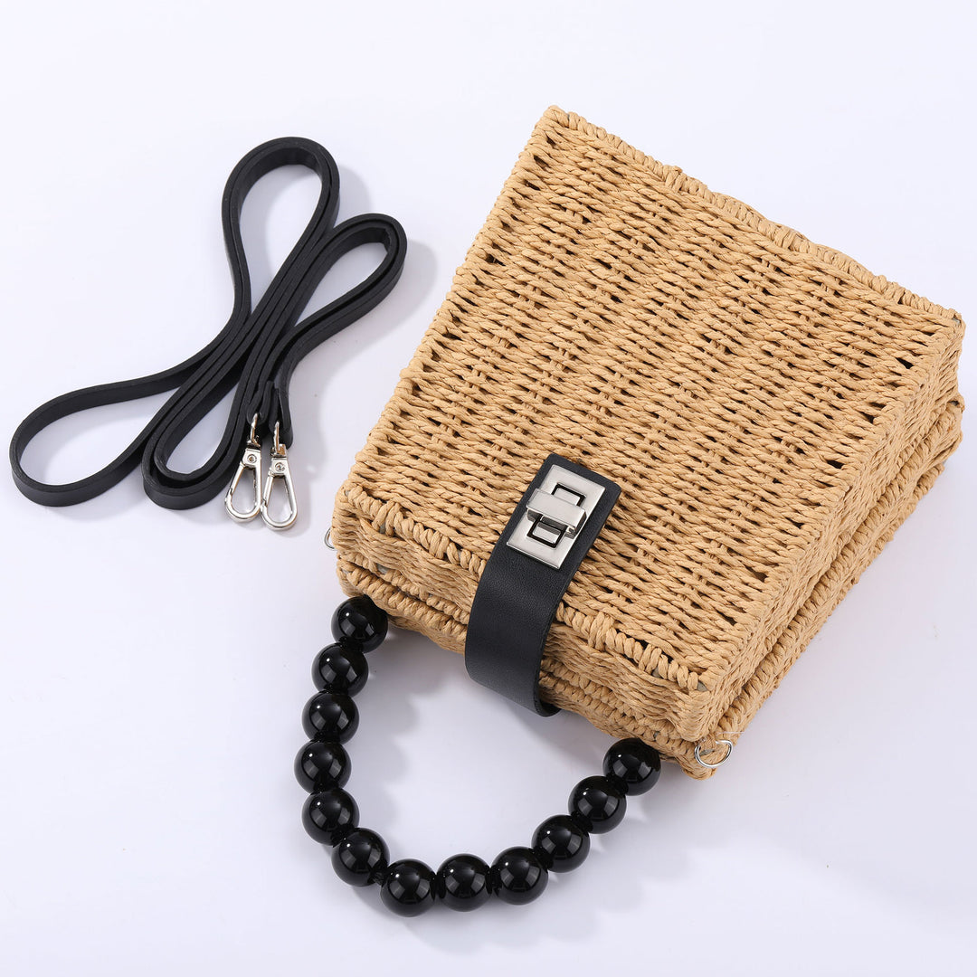 Women's Designer Basket Bag with Unique Grip Bowlift