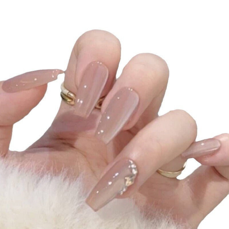 Elegant Sculpted Press-On Nails Bowlift