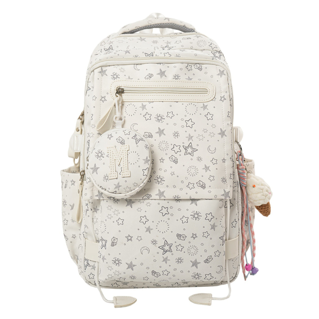 Whimsical Star-Patterned Backpack