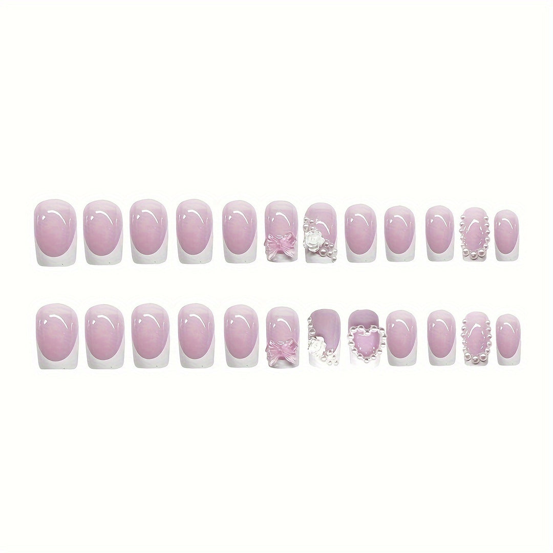 Floral Embellished Nail Art Set Bowlift