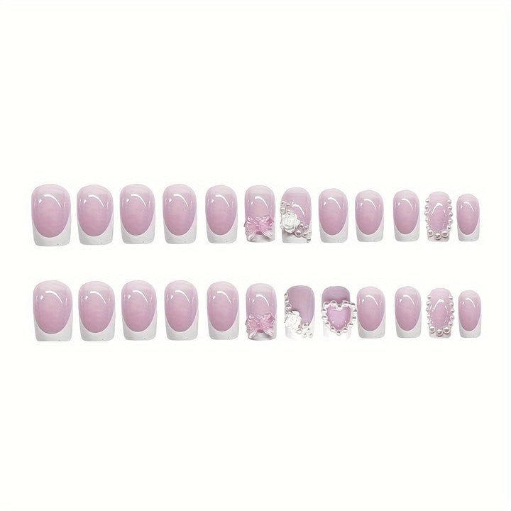 Floral Embellished Nail Art Set Bowlift