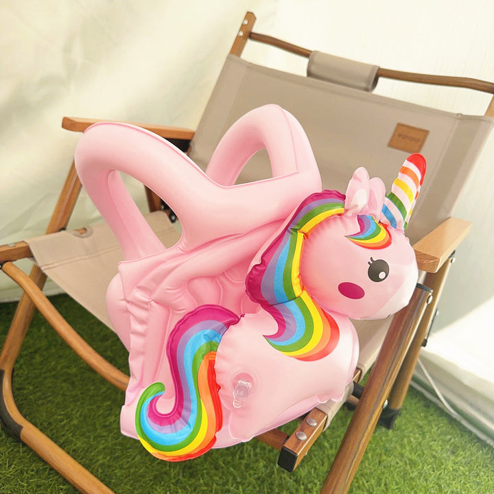 Inflatable Unicorn Ride-On Pool Float Bowlift
