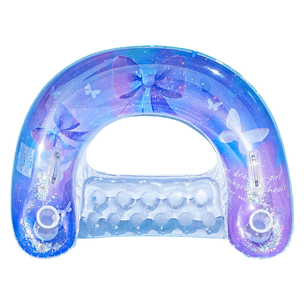 Women Inflatable Play Bathtub with Safety Net Bowlift